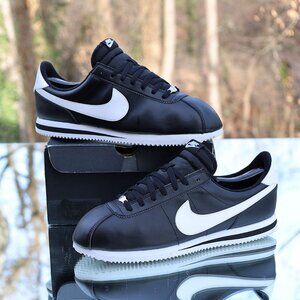 Nike Cortez Basic Leather Black White 2017